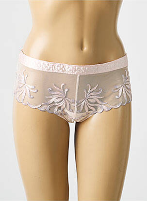 Shorty efect material satinat roz SIMONE PERELE femeie
