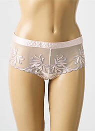 Shorty efect material satinat roz SIMONE PERELE femeie