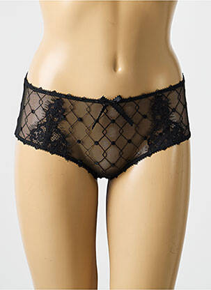 Shorty elasticitate negru EMPREINTE femeie