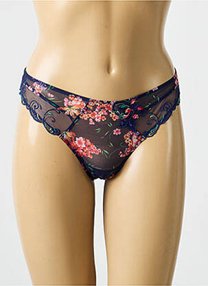 Chilot efect material satinat albastru LISE CHARMEL femme