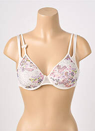 Sutien efect material satinat top sutien modelat bej PASSIONATA femme