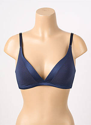 Sutien efect material satinat top sutien modelat albastru CALIDA femeie