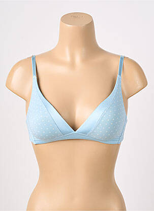 Sutien efect material satinat top sutien modelat albastru CALIDA femeie