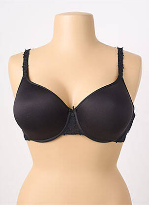 Sutien efect material satinat top sutien modelat negru CHANTELLE femeie