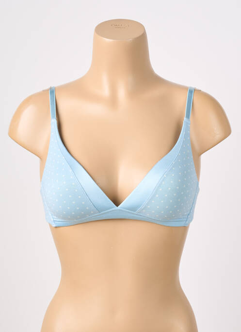 Sutien fără armatură top sutien modelat albastru CALIDA femme