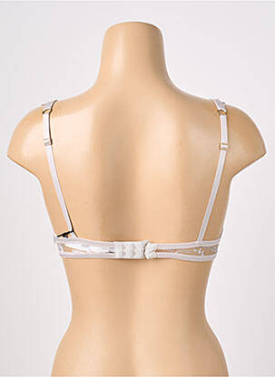 Sutien efect material satinat top sutien push-up gri AUBADE femeie