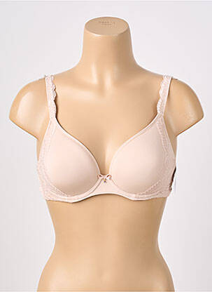 Sutien efect material satinat top sutien modelat bej AUBADE femeie