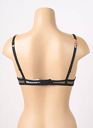 Sutien efect material satinat top sutien push-up negru AUBADE femeie