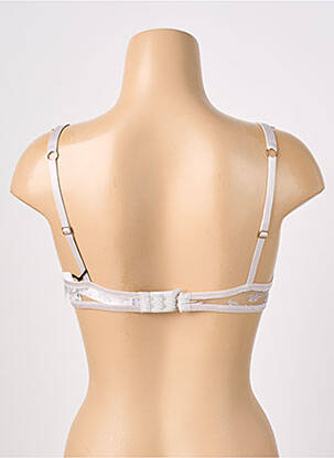 Sutien efect material satinat top sutien push-up gri AUBADE femeie