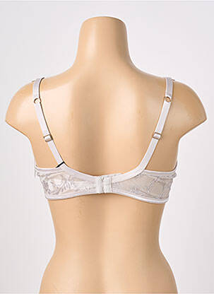 Sutien efect material satinat top sutien modelat gri AUBADE femeie