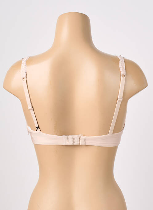 Sutien efect material satinat top sutien modelat bej AUBADE femme