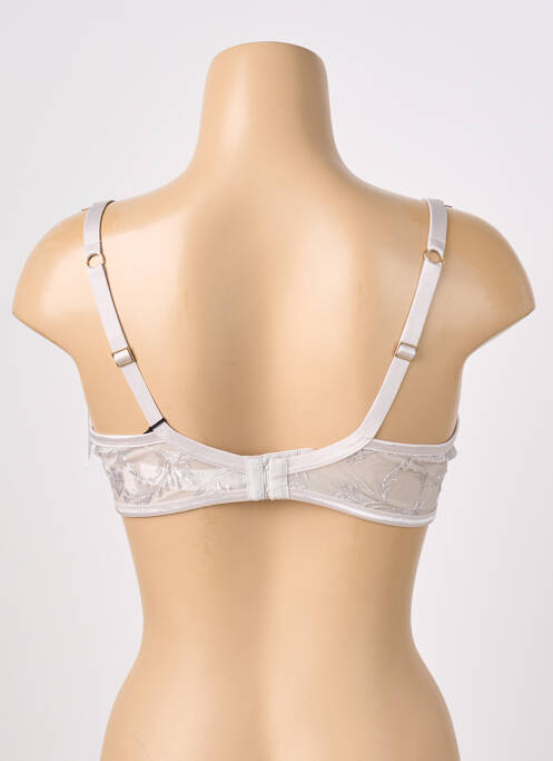 Sutien efect material satinat top sutien modelat gri AUBADE femme