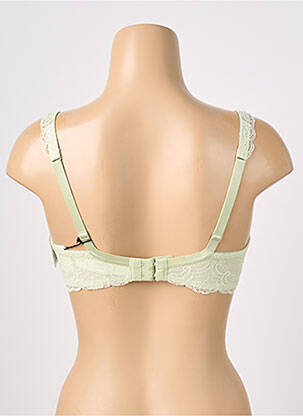 Sutien efect material satinat top sutien modelat verde AUBADE femeie