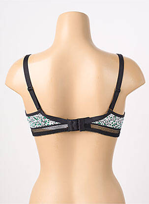 Sutien efect material satinat top sutien modelat negru PASSIONATA femeie