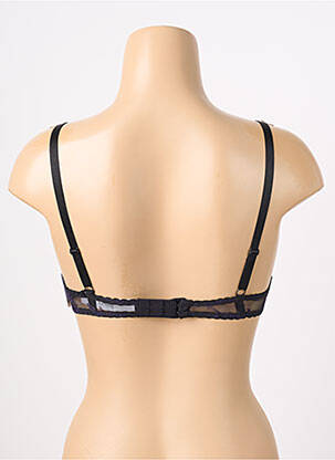 Sutien efect material satinat top sutien modelat negru AUBADE femeie