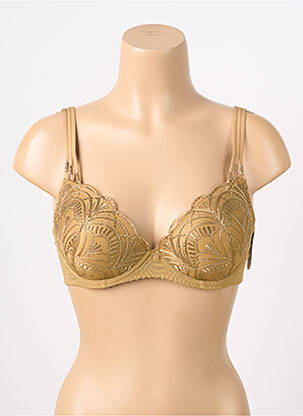 Sutien efect material satinat top sutien modelat maro AUBADE femeie