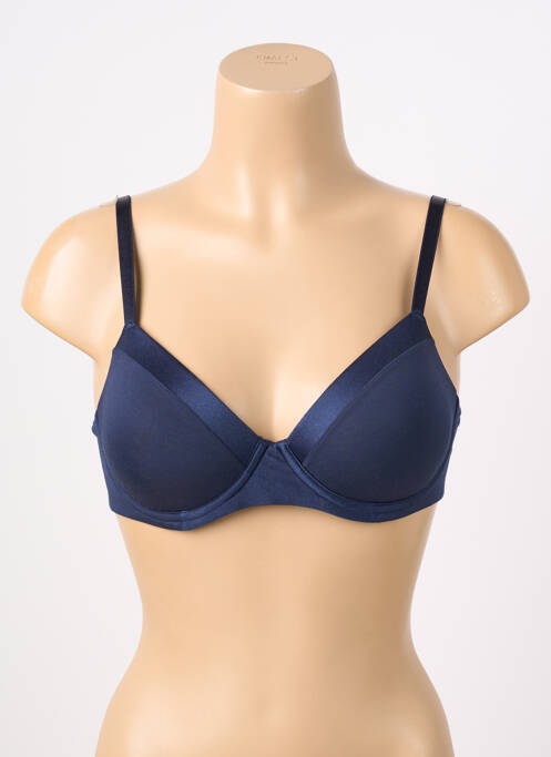 Sutien fără armatură top sutien modelat albastru CALIDA femme