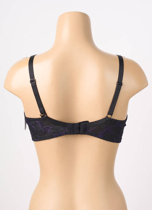 Sutien efect material satinat top sutien modelat negru AUBADE femme