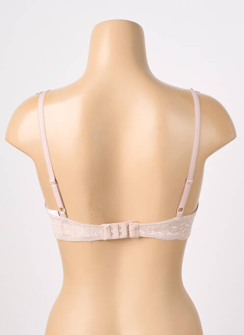 Sutien efect material satinat top sutien modelat roz TRIUMPH femme