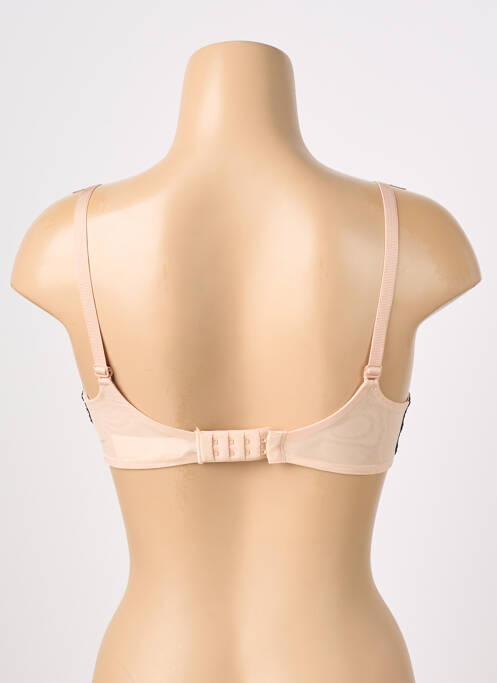 Sutien efect material satinat sutien cupe întregi cu decolteu înalt roz CHANTELLE femme