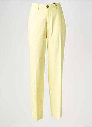 Pantalon slim buzunare galben SCOTCH & SODA femeie