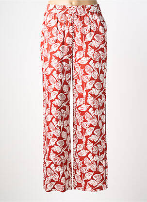 Pantalon drept talie elastică roșu SCOTCH & SODA femeie