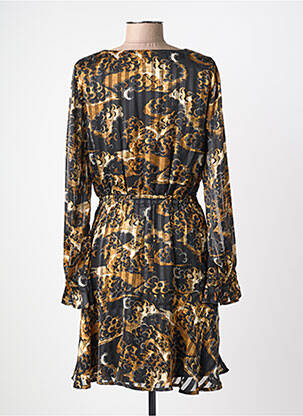 Rochie scurtă croială evazată mâneci lungi negru SCOTCH & SODA femeie