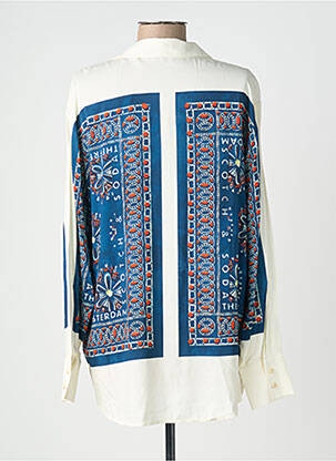 Cămașă imprimeu fantezie mâneci lungi albastru SCOTCH & SODA femeie