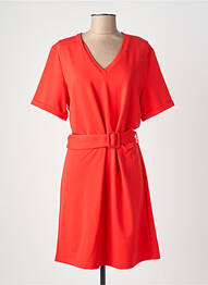 Rochie midi mâneci scurte mâneci scurte roșu I.CODE (By IKKS) femme