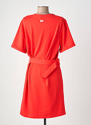 Rochie midi mâneci scurte mâneci scurte roșu I.CODE (By IKKS) femeie
