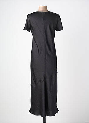 Rochie lungă mâneci scurte mâneci scurte negru IKKS femeie