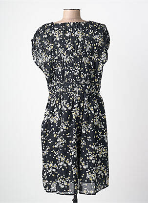 Rochie midi imprimeu floral mâneci scurte negru SCOTCH & SODA femeie