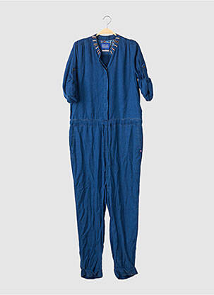 Salopetă-pantalon închidere cu nasturi pe față mâneci lungi albastru SCOTCH & SODA femeie