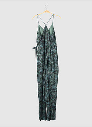 Salopetă-pantalon croială fluidă bretele subțiri verde SCOTCH & SODA femeie