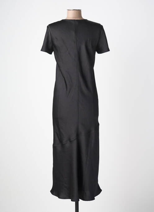 Rochie lungă mâneci scurte mâneci scurte negru IKKS femme
