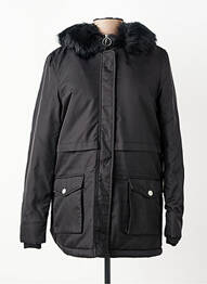 Parka mâneci lungi cu glugă negru I.CODE (By IKKS) femme