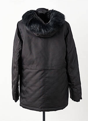 Parka închidere cu fermoar pe față cu glugă negru I.CODE (By IKKS) femeie