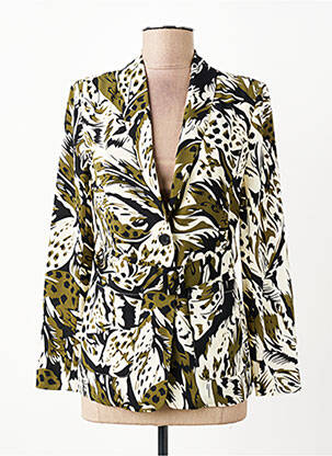 Jachete casual finisaj interior dublat verde LE TEMPS DES CERISES femeie