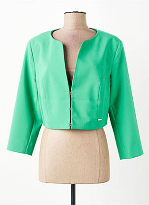 Jachete casual guler rotund verde KOCCA femeie