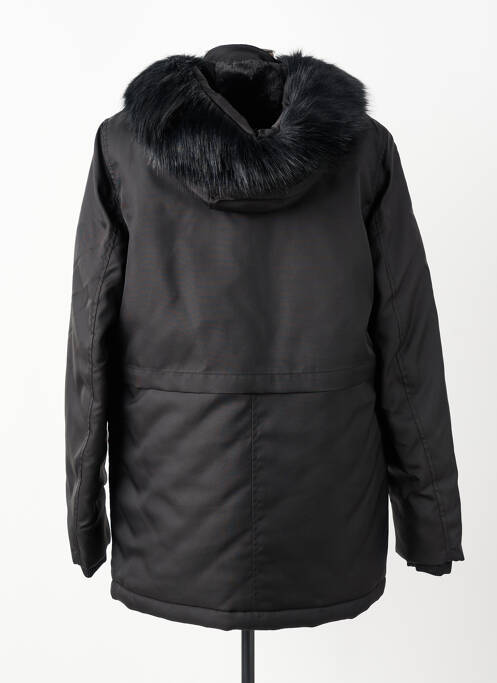 Parka mâneci lungi cu glugă negru I.CODE (By IKKS) femme