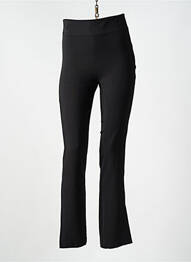 Pantalon slim subțire talie înaltă negru SCHOOL RAG femme