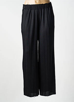 Pantalon larg croială fluidă mărime normală negru IKKS femeie