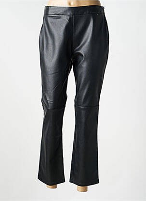 Pantalon 7/8 talie cu cleme mărime normală negru MKT STUDIO femeie