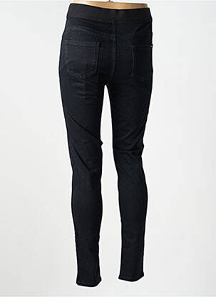 Jegging țesătură denim mărime normală negru IKKS femeie