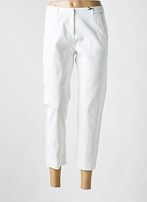 Pantalon chino țesătură poplin mărime normală bej IKKS femme