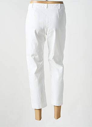 Pantalon chino țesătură poplin mărime normală bej IKKS femeie