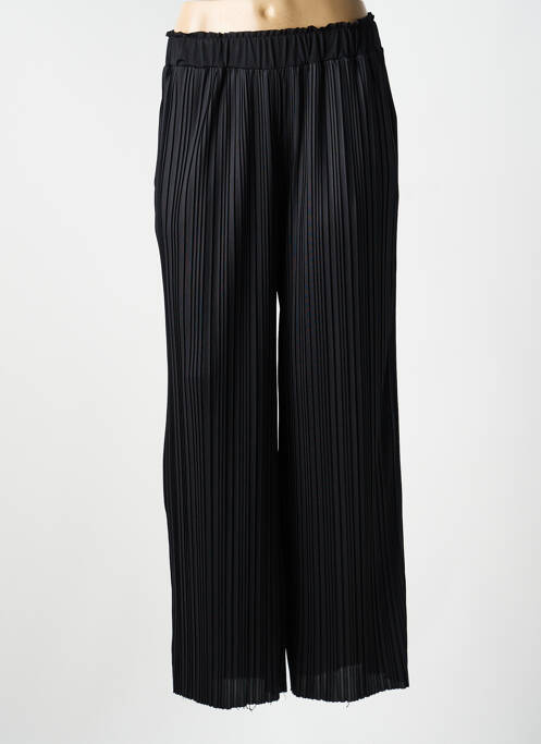 Pantalon larg croială fluidă mărime normală negru IKKS femme