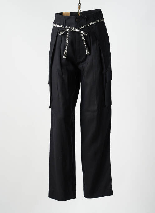 Pantalon drept țesătură crep talie înaltă negru SCOTCH & SODA femme