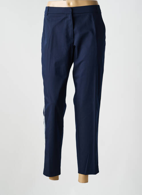 Pantalon chino broderie galoni laterali mărime normală albastru IKKS femme
