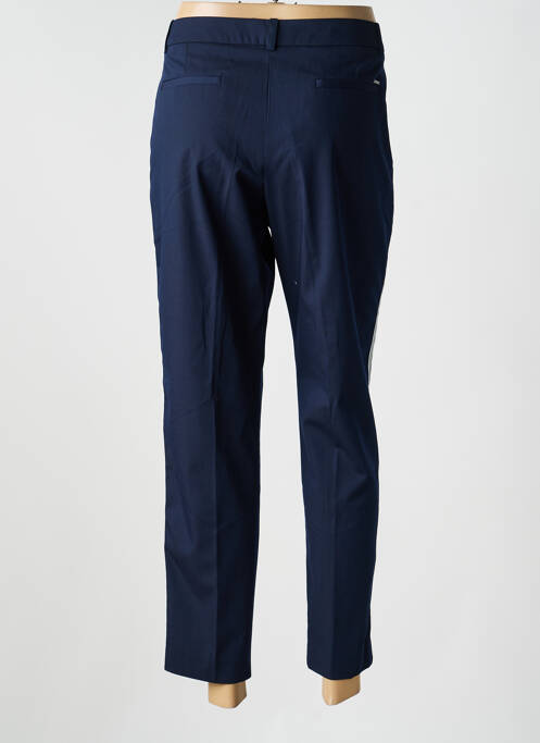 Pantalon chino broderie galoni laterali mărime normală albastru IKKS femme